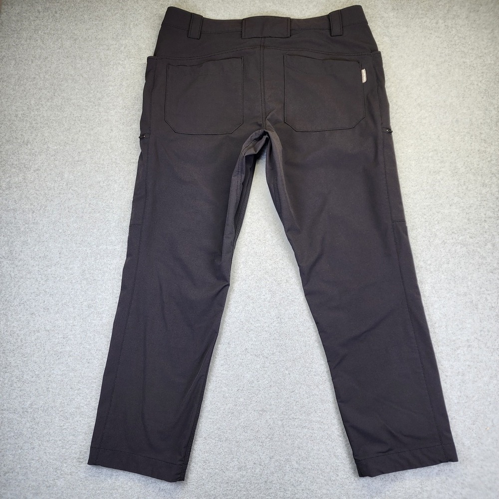 Duluth Trading Co Flexpedition Slim Fit Cargo Pants Men's 38x30 Black 36312 - Picture 4 of 9